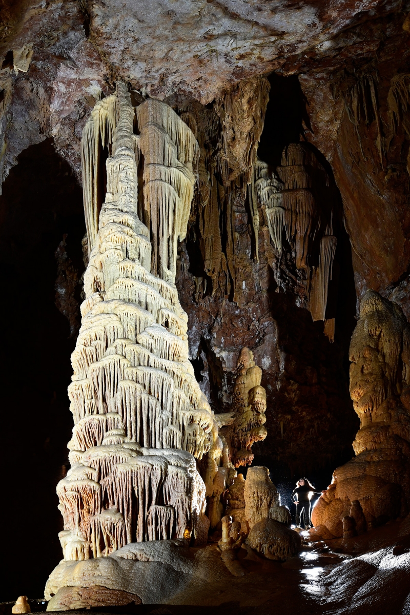 Grotte de Dargilan partie touristique (Lozère) - Le Clocher